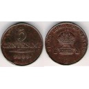 5 centesimi 1849 M, hrana Av