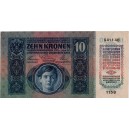 10 K Zehn kronen 2.1.1915, s.1158, stav pekná 2