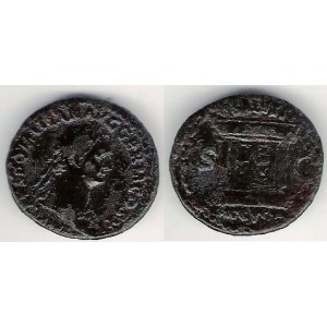 Domitianus 69-96, as UK 24.125, 9,70 g.