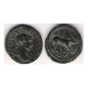 Traianus 98-117, AE-quadrans UK 27.144, 3,20 g.