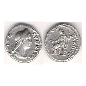 Sabina - manželka Hadrianusa, denár UK 33.2b 3,45 g.