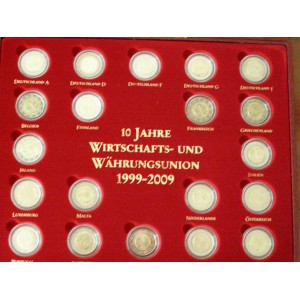 Kazeta 20 ks 2 € - 10.výr.európskej menovej únie 1999-2009