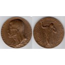 ČSR - úmrtná medaila T.G.Masaryk, bronz 60 mm