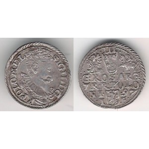Poľsko - Žigmund III. 3 groš 1597, mincovňa IF 