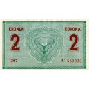 2K Zwei Kronen 5.8.1914, séria C 1307, stav 1-