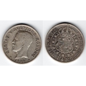 1 Krona 1937 G