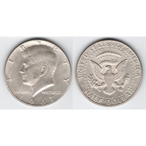 USA - Kennedy Half Dollar 1967