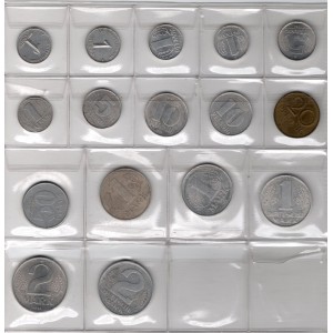 Nemecko-Democratic Republik lot 15 ks mincí