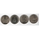 Nemecko-Democratic Republik lot 4 ks mincí 10 mark