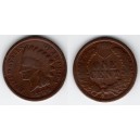 USA - One cents 1886, typ II., pekná patina !