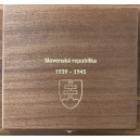 Luxusná drevená kazeta na mince Slovenský štát 1939-1945