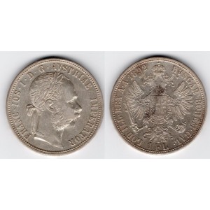 1 zlatník 1892 bz, stav -1/0-
