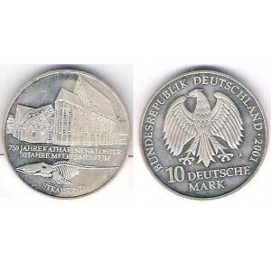 Nemecko - 10 mark 2001 750.Jahre Katharinenkloster