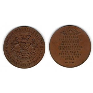 Halíč - Cu medaila na pamiatku narodenia Charlesa Johna Barona Wolfartha, 1888