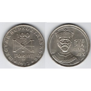 100 Forint 1972 Stefanus Rex