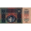 10 K Zehn kronen2 2.1.1915 - kolok ČSR 10 halierov, s.1018, stav 0