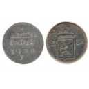 Holandská východná India - EderlIndie 2 cents 1836 J, William I. (1816-1840)