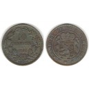 Luxembursko - 10 Centimes 1865, Willem III. (1817-1890)